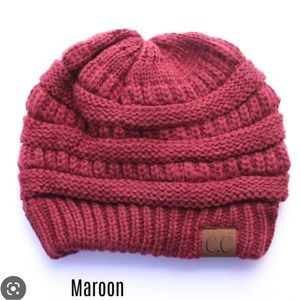 C.C. Cable Knit Beanie